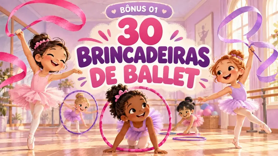 Capa do bônus 1: 30 Brincadeiras de Ballet