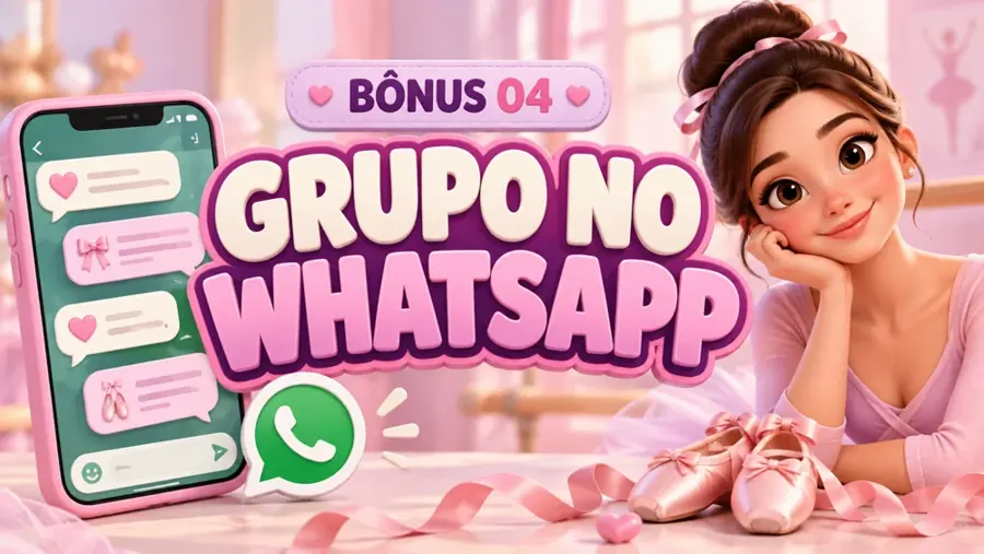 Capa do bônus 4: Grupo no WhatsApp